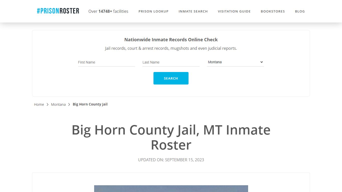 Big Horn County Jail, MT Inmate Roster - Prisonroster