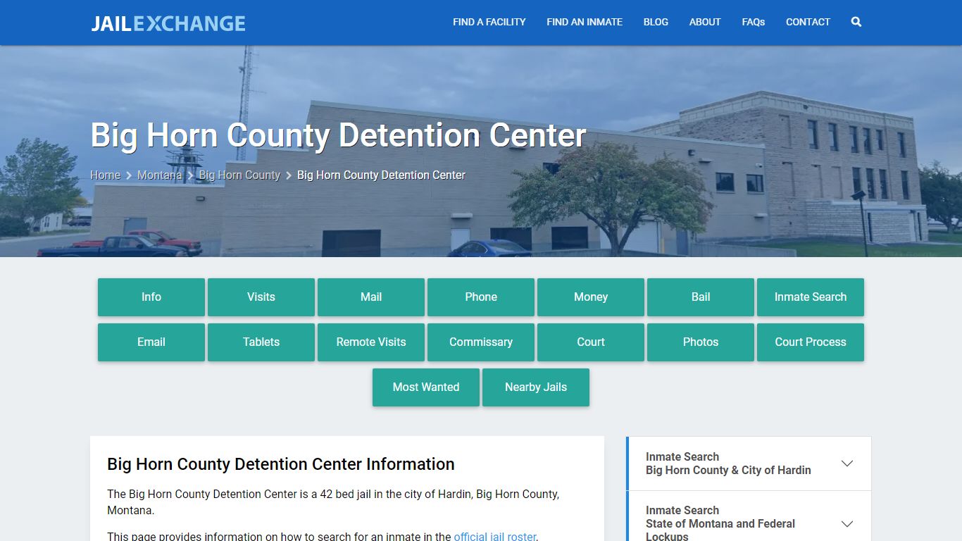 Big Horn County Detention Center - Jail Exchange